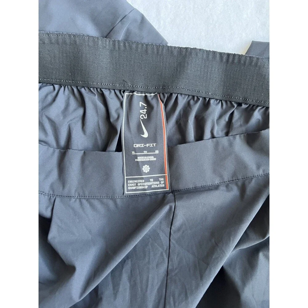 Nike HM8389-010 Women's 24.7 Perfect Stretch High-Waisted Barrel-Leg Pants XL